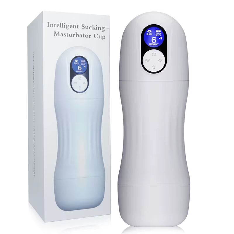 Automatic Sucking Heating Male Masturbator 9 Mode Vibration Masturbators Cup Blowjob Machine Pussy Penis Pump Sex Toys for Men