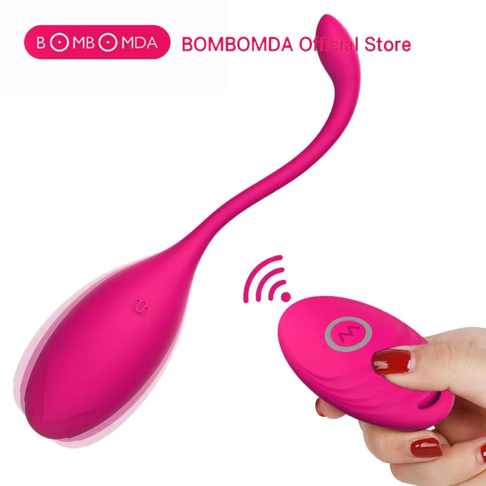 Safe Silicone Erotic Jump Egg Remote Control Female Vibrator Clitoral Stimulator Vaginal G-Spot Massager Sex Toys for Couples